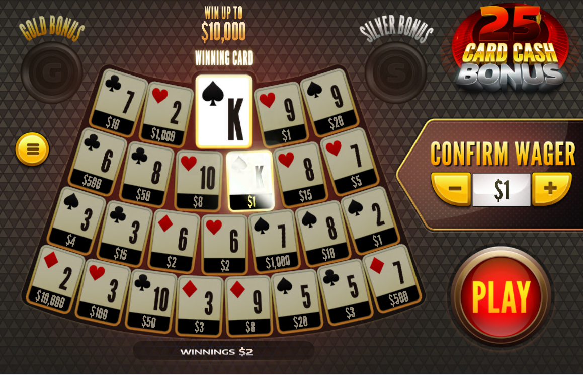 25 Card Cash slot